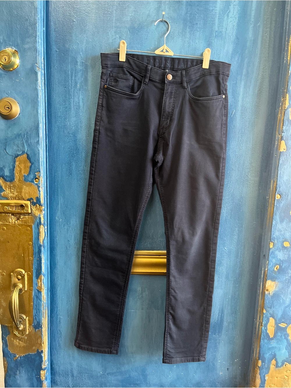 English Laundry Men's Slim Dark Navy Jeans